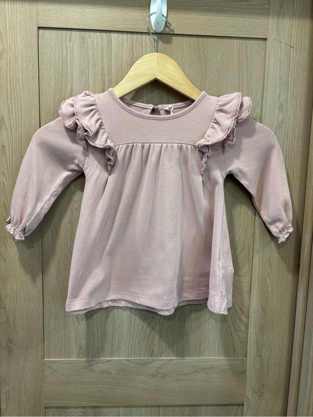 Quincy Mae Dusty Rose Dress 12-18 Months Baby Girl